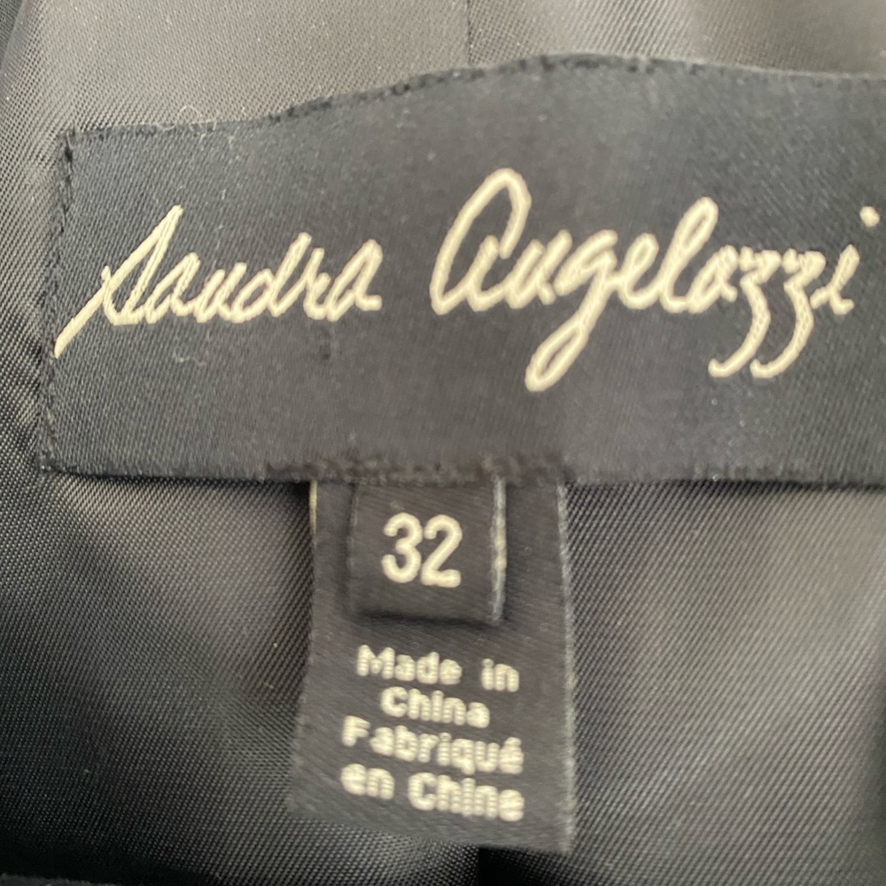 Sandra Angelozzi Cropped Black Blazer - Never Worn - Size 32 - Picture 3 of 6